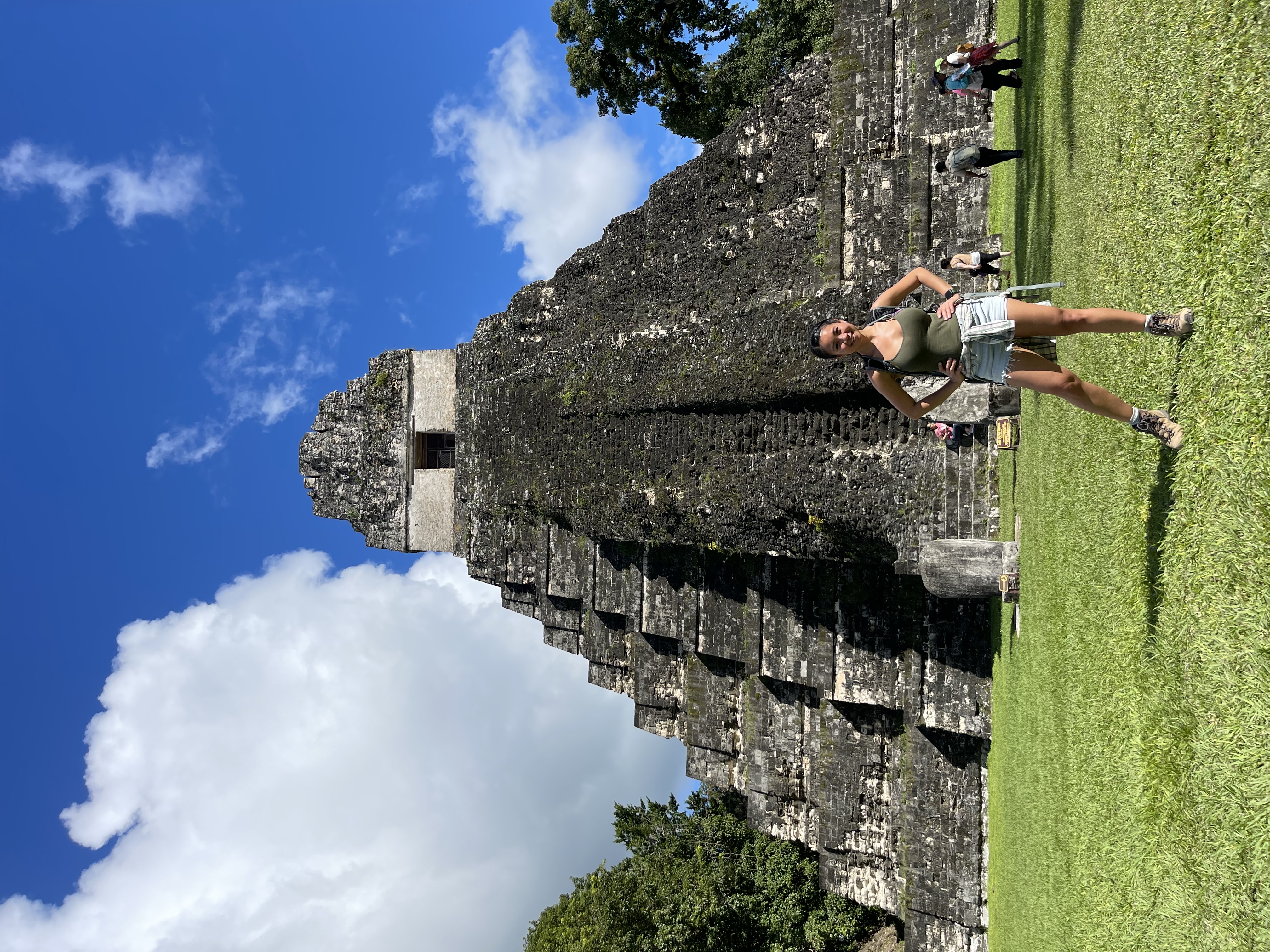 Erika at Tikal, Guatemala