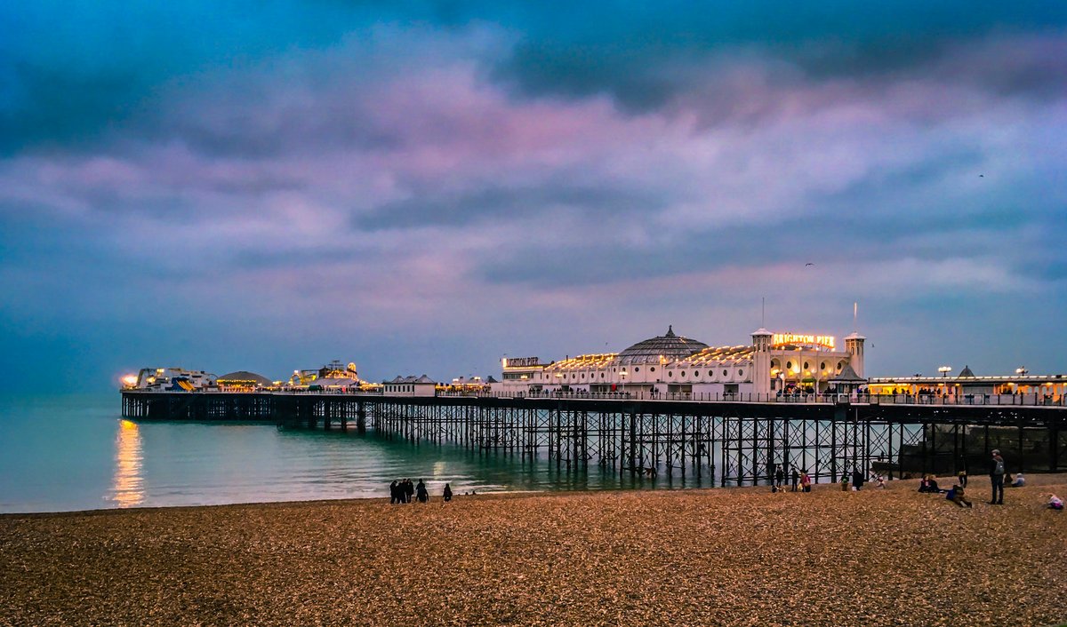 Brighton Pier at sunset
