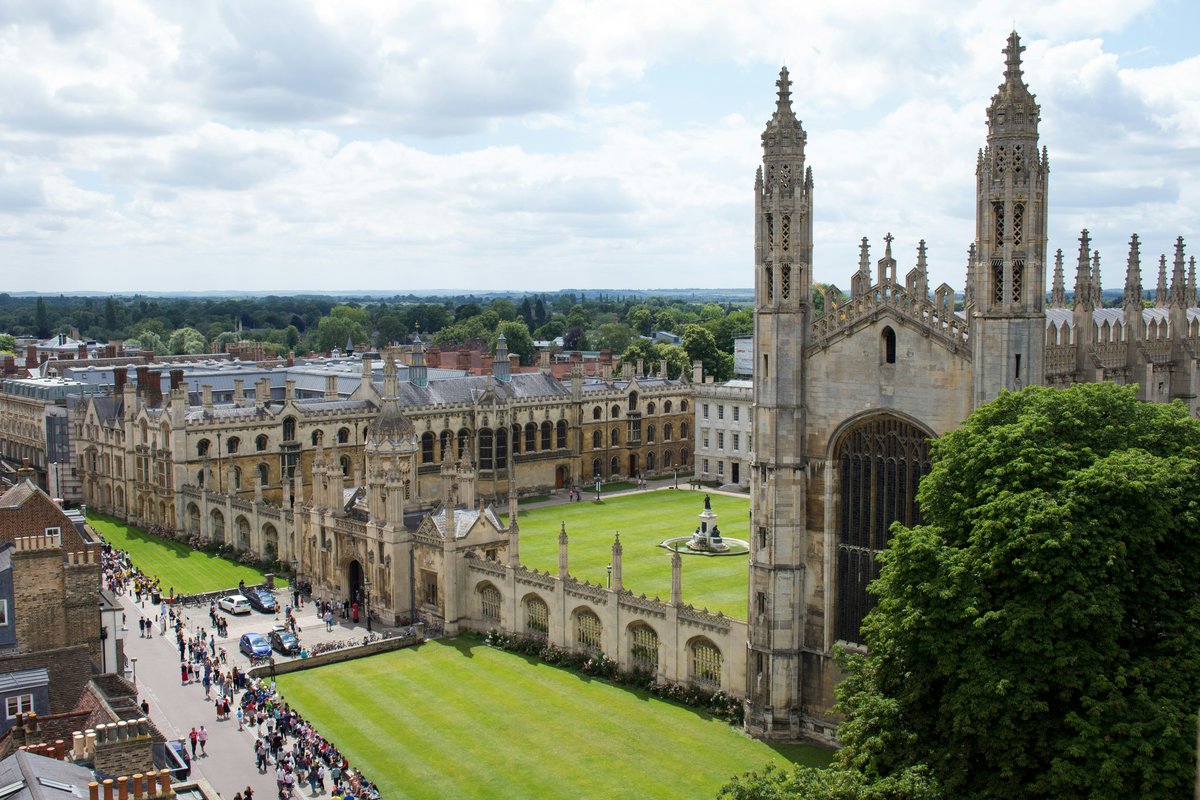 King's College Chapel and courtyard, Cambridge